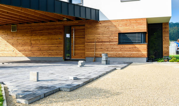 Permeable Paver Driveway in Luck, WI